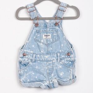 Oshkosh B’gosh Star Denim Faded Overalls